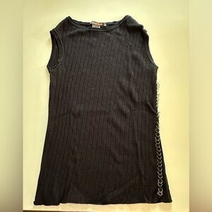 Roberto Cavalli black knit top